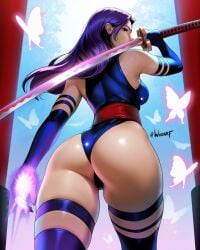 psylocke (kwannon) from marvel by wuoarf