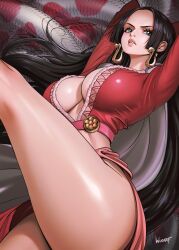 boa hancock from one piece by wuoarf