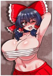 reimu hakurei from touhou by seireiart