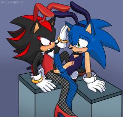 shadow the hedgehog from sega by brokenbone