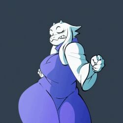 toriel from deltarune by krustin