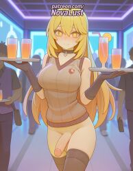 1boy 1futa 2025 ai_generated alcohol apron artist_name balls bar beer beer_mug bendy_straw black_legwear blonde_hair blurry_background blush breasts bubble_tea bubble_tea_challenge burger bust cafe champagne champagne_flute chest cock cocktail cocktail_glass crazy_straw cup dick dish disposable_cup drink drinking_glass drinking_straw drunk elbow_gloves eyebrows_visible_through_hair flaccid food foreskin french_fries fruit futa_with_male futanari glass gloves gokkun handsfree_ejaculation hi_res high_quality high_resolution highres holding holding_cup holding_drink holding_plate holding_tray ice ice_cube intersex juice large_penis lemon lemon_slice long_hair male male_focus mug nose_blush novalust orange_(fruit) orange_slice otoko_no_ko pancake parfait patreon patreon_username penis plate restaurant shokuhou_misaki soda spilling stable_diffusion sundae table testicles thighhighs to_aru_kagaku_no_railgun to_aru_majutsu_no_index tray tropical_drink uncircumcised waiter waitress watermark wine wine_glass