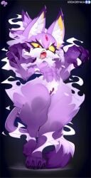 blaze the cat from sega by krokobyaka