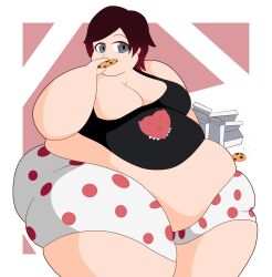 bbw fat obese overweight ruby_rose shown ssbbw