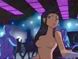 2d alien alien_girl alien_look_like_human animated blackfire dc dc_comics dcau edit komand'r local_shaman lowres smooth_skin teen_titans