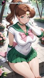 makoto kino from bishoujo senshi sailor moon by skypassion