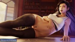 tifa lockhart from final fantasy by aequd