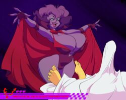 1boy 1girls aged_up asking_for_it asking_for_sex big_breasts cape erection erection_under_blanket eyeshadow fangs hanna-barbera huge_breasts imminent_rape imminent_sex invitation inviting_to_sex large_breasts leotard lips purple_hair purple_skin red_cape red_fingernails red_nails scooby-doo scooby-doo_and_the_ghoul_school seductive seductive_gaze seductive_look seductive_smile shaggy_rogers sibella_dracula slb transylvania_6-5000 vampire vampire_girl