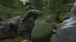 1boy 1boy1girl 1girls 3d animated female forest green_skin grey_body halo_(series) humanoid humanoid_penis male male/female male_sangheili_(halo) mp4 no_sound sangheili sex slug slug_(wattchewant) video zengar