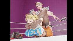 3d animated asdf9146 becky_(rumble_roses) blender camel_clutch feet foot_fetish foot_focus forced garter_straps konami large_ass licking licking_feet miss_spencer muriel_spencer rebecca_welsh rumble_roses smell smelly sniffing soles sound thighhighs trapped video wrestling