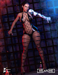 3d big_breasts black_hair blizzard_entertainment breasts busty dark-skinned_female dark_skin female female_focus female_only hourglass_figure indian indian_female long_hair milapone overwatch pose posing solo symmetra tagme wide_hips
