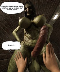 1futa 3d ambiguous_gender balls bangs big_balls big_breasts big_nipples big_penis breasts brown_hair censored censored_penis dialogue dickgirl english english_text erection from_below futa_focus futanari gilf green_skin hag hairy hairy_legs herm huge_cock humanoid humanoid_penis imminent_oral imminent_rape imminent_sex intersex light_skin looking_at_viewer mature mature_female milf misuzalha3d monster monster_girl mosaic_censoring nipples olga_(misuzalha3d) pale_skin pose pov pubic_hair puffy_nipples saggy_balls sewer sewer_hag shoulder_length_hair solo_focus speech speech_bubble taker_pov text thick_penis thick_thighs ugly ugly_female veiny_penis wide_hips witch wrinkles yellow_eyes