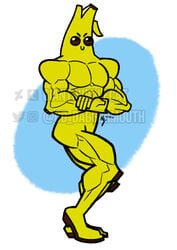 abs anthro ass banana flexing food_creature fortnite fortnite:_battle_royale gd_daggermouth male male_only muscles muscular muscular_male nude pecs peely solo video_games