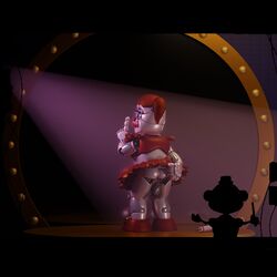 1girls 3d 3d_(artwork) animatronic ass baby_(fnafsl) blender blender_(software) blue_eyes butt canon_appearance circus_baby circus_baby_(fnaf) circus_baby_(original) eyes female female_only five_nights_at_freddy's five_nights_at_freddy's:_sister_location full_color green hair no_penetration panties_aside red robot robot_girl robot_humanoid skirt solo solo_female tagme white_body white_skin zxxxarts