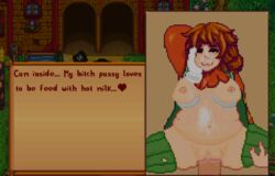 1boy 1boy1girl 1girls 2d 2d_animation animated belly_rolls bouncing_breasts cat_smile chubby chubby_belly chubby_female chubby_milf cum cum_inside_request cum_on_body cum_on_face farmer_(stardew_valley) fat_rolls heart jelly_rolls jiggling_belly marnie_(stardew_valley) pixel_animation pixel_art stardew_valley theevilfallenone torn_clothes vaginal_sex