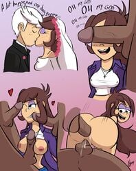 1girls 3boys 4boys anal anal_sex areola areolae ass balls big_ass big_penis breasts brown_hair cant_see_the_haters cheating cheating_on_wedding_day cheating_wife comic cuckold cum dark-skinned_male dark_skin double_penetration drawpile eyeshadow father_and_daughter female foursome freckles group group_sex heart huge_cock human incest interracial kissing large_ass light-skinned_male light_skin lincoln_loud long_hair lyra_loud male married motion_lines multiple_boys multiple_males netorare nipple_bulge nipples nipples_visible_through_clothing ntr one_eye_closed open_mouth original_character paizuri penetration penis penis_between_breasts penis_in_front_of_face penis_on_face shirt shirt_lift smile testicles text the_loud_house wedding wedding_veil white_hair wink