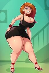 alternate_ass_size alternate_body_type alternate_breast_size ass big_ass big_breasts big_butt big_hips big_thighs cleavage disney disney_channel emmabrave female female_focus female_only hourglass_figure huge_ass huge_breasts huge_butt huge_hips huge_thighs kim_possible kimberly_ann_possible large_ass orange_hair solo solo_female thick wide_hips