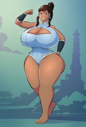 1girls alternate_ass_size alternate_body_type alternate_breast_size avatar_legends big_ass big_breasts big_butt big_hips big_thighs bimbo cleavage clothing dark-skinned_female dark_skin emmabrave erect_nipples erect_nipples_under_clothes female female_focus female_only female_protagonist female_solo gigantic_breasts hourglass_figure huge_ass huge_breasts huge_butt huge_hips huge_thighs korra large_breasts solo solo_female straight_hair the_avatar the_legend_of_korra thick water_tribe wide_hips