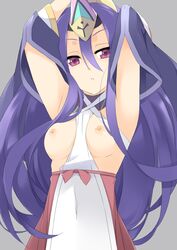 blazblue hades_izanami izanami purple_hair red_eyes