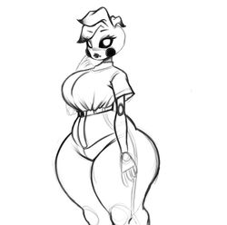 toy chica (fnaf) from five nights at freddy's by 5hitzzzu