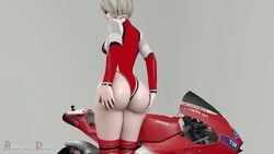 1boy 1girls 3d almightypatty animated ass ass_focus big_ass blindfold bob_cut bouncing_ass breasts cleavage cleavage_cutout clothing_cutout female grabbing_own_ass heels huge_ass large_ass leotard long_video longer_than_30_seconds male medium_breasts motorcycle nier nier:_automata pale-skinned_female pale_skin short_hair solo_focus sound thick_thighs thigh_boots twerking video virtamate white_hair wide_hips yorha_2b yorha_9s