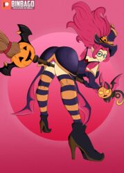 ass bewitching_janna big_ass female halloween janna_windforce league_of_legends witch