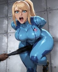 ai ai_art ai_generated angry angry_expression angry_face angry_female bdsm bdsm_gear bdsm_room big_breasts bit_tits blonde_female blonde_hair blue_bodysuit bodysuit bondage brutal cameltoe cameltoe_leggings cameltoe_spandex captured clitoris_bondage clitoris_torture clitoris_whipped damsel_in_distress dazed defeat defeated defeated_heroine distress dungeon enjoying_punishment enjoyment extreme_pleasure female female_focus flogger flogging gameover helpless helpless_female high_heels impact interrogation interrogation_pov leaning_forward legs_apart locked_arms locked_up masochism masochist metroid motion_blur nipples nipples_visible_through_clothing orgasm orgasm_face orgasm_from_pain overstimulation pain perfect_body pov pov_eye_contact pov_whipping punished punishment pussy_whipping restrained restrained_female restrained_wrists restraints samus_aran shaking shaking_orgasm shaved_pussy slave stiff_nipples surprised_expression tied_up torture tortured trembling_for_pleasure whip whipped whipped_clit whipped_clitoris whipping whipping_pov wide_hips wide_legs wide_thighs zero_suit zero_suit_samus bdsm_movie bondage_movie lifting_leg panicking panic mission_failed