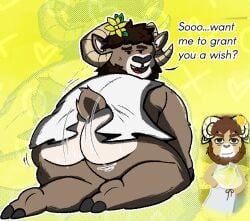 anthro bodily_fluids bovid caprine carl_hendricks clothed clothing echo_(game) echo_(series) echo_project looking_at_viewer male mammal mii nintendo partially_clothed sebboh sheep solo sweat sweatdrop tomodachi_life tomodachi_life:_living_the_dream
