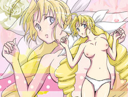 blonde_hair breasts ladies_versus_butlers! long_hair sernia_iori_flameheart