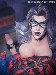 1boy 1boy1girl 1girl1boy 1girls 2026 3d 3d_(artwork) alluring big_breasts black_cat_(marvel) black_cat_(marvel_rivals) bodysuit breasts breasts_out breasts_pressed_against_partner choker collar couple couple_(romantic) couple_sex couples enticing felicia_hardy female gloved_handjob gloves handjob large_breasts lawyernsfw light-skinned_female light-skinned_male light_skin looking_at_partner looking_at_viewer male marvel marvel_rivals peter_parker plawyer pov pov_eye_contact pov_male romantic romantic_couple romantic_sex seducing skin_tight spider-man spider-man_(marvel_rivals) spider-man_(series) superhero superhero_couple superheroine teasing teasing_partner teasing_viewer temptation tempting tempting_viewer thick_breasts tight_clothes tight_clothing tits tits_out