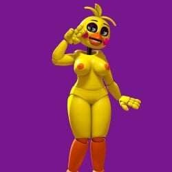toy chica (fnaf) from five nights at freddy's by gummybabs