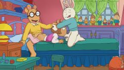 16:9 1girls 2022 2boys aardvark age_difference ambiguous_penetration anthro anthro_female anthro_male anthro_on_anthro anthro_only anthro_penetrated anthro_penetrating anthro_penetrating_anthro ardidon arthur_(series) arthur_read balls bed bodily_fluids bottomless bottomless_anthro bottomless_male brother brother_(lore) brother_and_sister brother_and_sister_(lore) brother_penetrating_sister brown_hair buckteeth buster_baxter butt clothed clothed_anthro clothed_female clothed_male clothing cub cub_on_cub cum cum_in_mouth cum_inside cum_on_penis d.w._read double_penetration eyebrows eyes_closed eyewear feet fellatio female female_cub female_penetrated footwear fur furniture furrowed_eyebrows furry furry_female furry_male furry_only gangbang genital_fluids genitals glasses group group_sex hair half-closed_eyes hi_res incest incest_(lore) inside lagomorph lamp leporid male male/female male_cub male_penetrating male_penetrating_female mammal mmf_threesome narrowed_eyes nightstand on_bed open_mouth oral penetration penile penis rabbit rabbit_boy sex shirt sibling_(lore) siblings sister sister_(lore) smile socks spitroast teeth threesome toes tongue tongue_out topwear trio url white_balls white_body white_fur white_penis widescreen window young young_anthro young_female young_male younger_anthro younger_female younger_penetrated