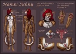 2021 4_toes 5_fingers anthro anus ashnu_(ashnurazg) balls big_clitoris bladder brown_body brown_fur chest_tuft clitoral_hood_piercing clitoris clitoris_piercing collar countershading cuntboy cuntboy_focus cuntboy_only ear_piercing enlarged_clitoris epididymis fangs feet felid fingers fur genital_piercing genitals hair herm hermaphrodite hi_res himeragoldtail inner_ear_fluff internal internal_balls intersex long_hair long_tail looking_at_viewer machairodontine male mammal mjolnir model_sheet multi_genitalia multicolored_body multicolored_fur navel navel_piercing nipples nude orange_eyes organs pawpads pecs piercing pink_nipples pink_nose pink_pawpads presenting presenting_anus presenting_pussy prostate pupils pussy pussy_piercing red_hair simple_background slit_pupils solo solo_focus spots spotted_body spotted_fur testicles text toes toned toned_cuntboy toned_intersex toned_male tongue tongue_out tongue_piercing tuft unusual_anatomy uterus white_body white_fur x-ray_view translated edit third-party_edit swedish_text