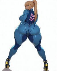 ai_generated ai_generated_image ai_slop arrogant arrogant_female before_recording before_sex blonde_female blonde_hair bodysuit bondage_gear bounty_hunter confident high_heels huge_breasts interview movie_star nipples nipples_visible nipples_visible_through_clothing perfect_body perfect_legs preparation preparing samus_aran simple_background skintight skintight_bodysuit smug smug_expression smug_face smug_grin white_background wide_hips wide_legs wide_thighs zero_suit_samus gigantic_ass gigantic_thighs gigantic_butt trembling backview