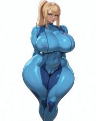 ai_generated ai_generated_image ai_slop arrogant arrogant_female bdsm_gear before_rape before_recording before_sex blonde_female blonde_hair bodysuit bondage_gear bounty_hunter confident flogger high_heels huge_breasts interview movie_star nipples nipples_visible nipples_visible_through_clothing perfect_body perfect_legs preparation preparing samus_aran simple_background sitting skintight skintight_bodysuit smug smug_expression smug_face smug_grin white_background wide_hips wide_legs wide_thighs zero_suit_samus