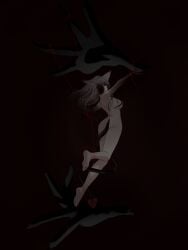 _pvp_vwv_owo_ alice_luft big big_ass big_breasts big_butt big_thighs big_tits bite bite_mark bite_marks black_eye black_panties black_spot_on_face chibi choker cute cute_demon demon demon_fox demon_girl demon_horns demon_tail face feline female fox_ears fox_girl grey grey-haired_female grey_fox grey_hair hell horny horny_female kawaii kumiho lingerie_only little lustful naked neko neko_girl nipples nose nude nude_anthro nude_female princess red red_demon scar scar_on_leg scars small smoll stockings tail thighs tits waist knitted fox dark void hands you doll