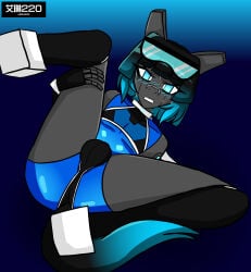 1boy male male_only spread_legs military_eggy_glory robot robot_boy horse android bulge 2026 fuzao's_adventure_(horse_race_tests) horse_race_tests airiin220 blush