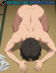 1girls 2025 2d ai ai_generated all_fours anime anime_style anissa anissa_(invincible) bowing bowing_before_viewer bowing_down completely_naked completely_naked_female completely_nude completely_nude_female dogeza female female_focus female_only hands_on_floor hands_on_ground head_against_ground head_down invincible invincible_(tv_series) light-skinned_female light_skin naked nude on_floor seramic_seven short_hair solo solo_female solo_focus submissive submissive_female surrendering tomboy trembling viltrumite