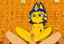 ankha from animal crossing by aicrotor