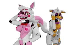 funtime foxy (fnaf) from five nights at freddy's by lewdishlilac