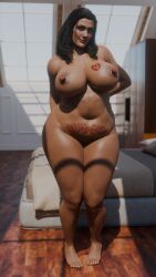 1girls 3d 3d_(artwork) 3d_render absurdres amazon bbw bedroom belly bleached blue_eyes breedable curvaceous_body curvy dc dc_comics diana_prince highres huge_breasts ihavenolifeandimhornyaf2 injustice_2 large_breasts looking_at_viewer mature_female milf olive_skin original_bleached_art pinup pubic_tattoo queen queen_of_hearts queen_of_hearts_tattoo smile smiling smiling_at_viewer sole_female solo solo_focus standing tattoo thick_thighs wide_hips wide_thighs wonder_woman