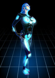 blue_hair disney joopninja nipples tagme tron