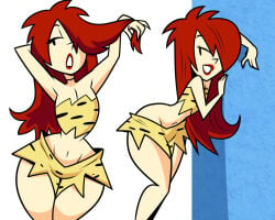 wilma flintstone from the flintstones by artist request