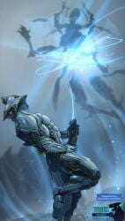 2026 attack big_penis biomechanical black_body black_penis blue_cum bodily_fluids colored_cum cum cumshot digital_extremes ejaculation energy erection excalibur_prime_(warframe) genital_fluids genitals glowing glowing_cum gold_(metal) gold_penis gold_trim hand_on_penis hi_res huge_penis humanoid humanoid_genitalia humanoid_penis hunhullus_(warframe) looking_at_another machine macro masturbation multicolored_body multicolored_penis on_one_leg outside penis robot robot_humanoid sentient_(warframe) standing tencent todex unusual_bodily_fluids unusual_cum unusual_genital_fluids warframe warframe_(species) white_body