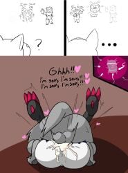 bodily_fluids caught cum cum_in_vagina cum_inside dice female forced from_front_position generation_5_pokemon genital_fluids hi_res male mating_press nintendo pokemon pokemon_(species) rape rayoshi_(artist) sex sneaking zarx_(rayoshi) zoroark