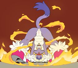 blaze the cat from sega by leatherruffian