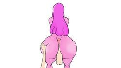 1girls adventure_time animated ass big_ass buttjob covered_buttjob finn_the_human hot_dogging huge_cock incutiaarts pink_hair pink_skin princess_bubblegum sex sound tagme thick_thighs video