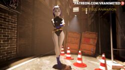 1girls 3d animated ass blender blue_hair breasts cameltoe clothed clothed_female clothing covered_nipples dc dc_comics dialogue female female_only forehead_jewel long_sleeves looking_at_viewer medium_breasts nipples panties png pov pussy raven_(dc) solo source_filmmaker standing tagme talking_to_viewer teen_titans thenaysayer34 thick_thighs uncensored virtual_reality vranimeted