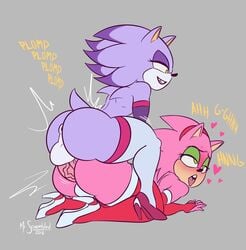 amy rose from sega by mrscrambled