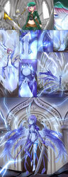 corruption electricity female ibenz009 lightning phoenix species_transformation sword transformation